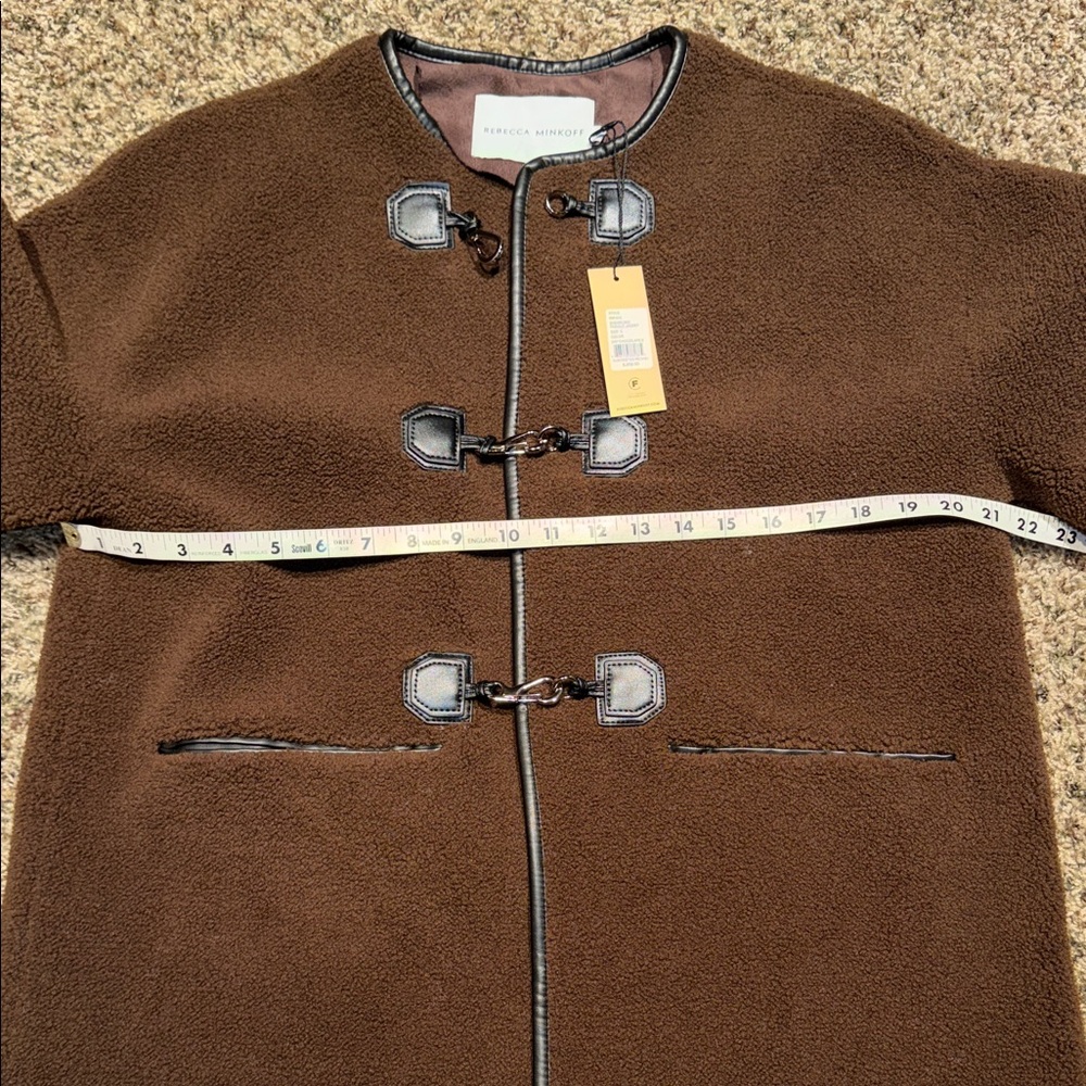 Rebecca Minkoff Shearling Toggle Jacket - Picture 7 of 9